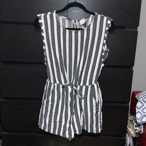 Striped romper